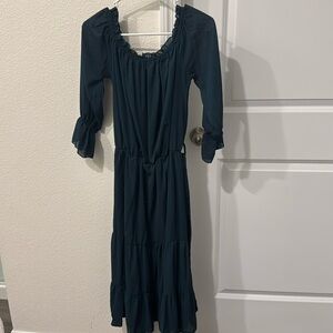 Women’s dark teal dress